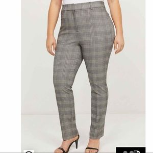 NWT Lane Bryant Plaid High Rise Pants